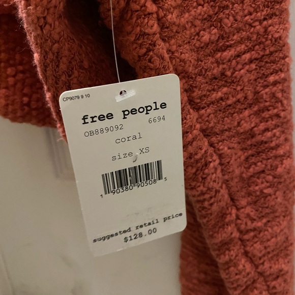 New with tags never worn free people cowl neck sweater - Picture 3 of 6